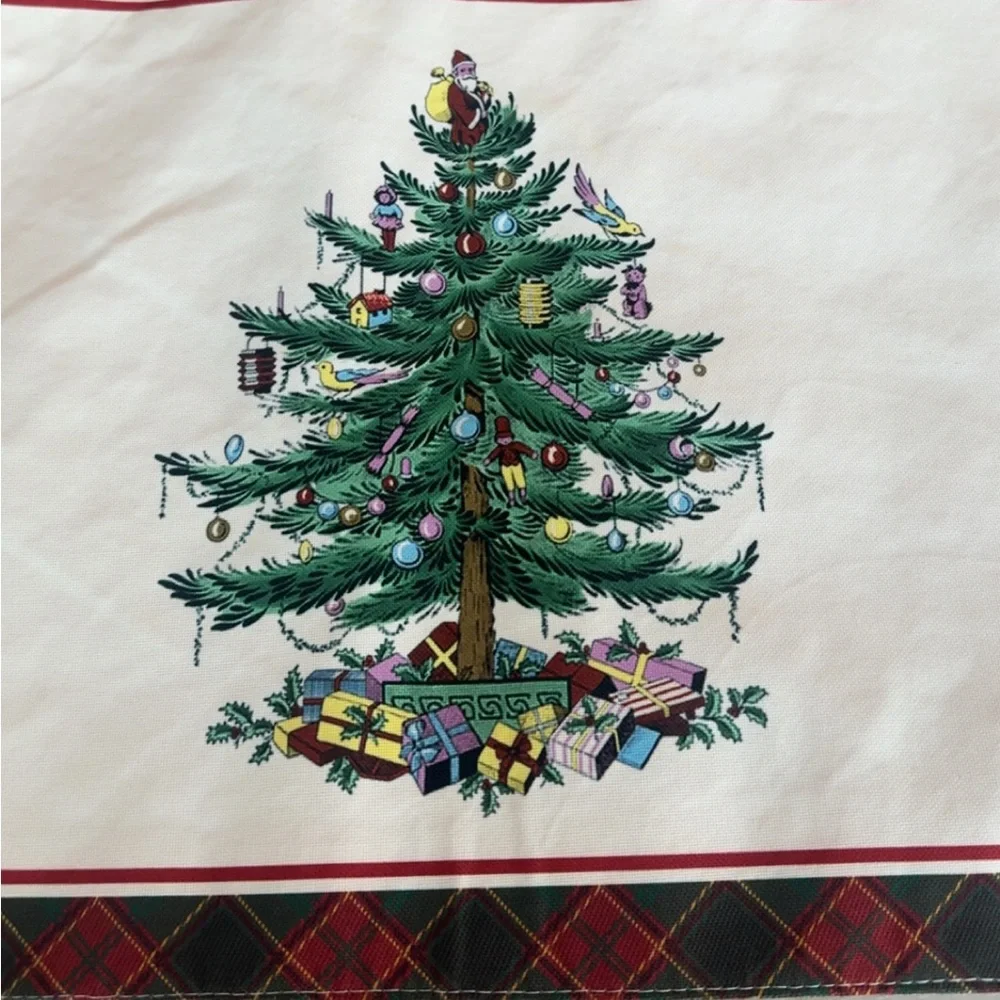 Bundle of 11‎ Spode Christmas Tree Tartan Rectangle Placemats 13x19